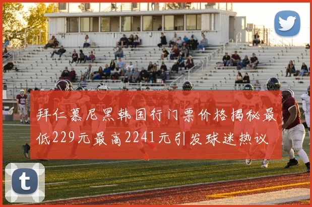 拜仁慕尼黑韩国行门票价格揭秘最低229元最高2241元引发球迷热议
